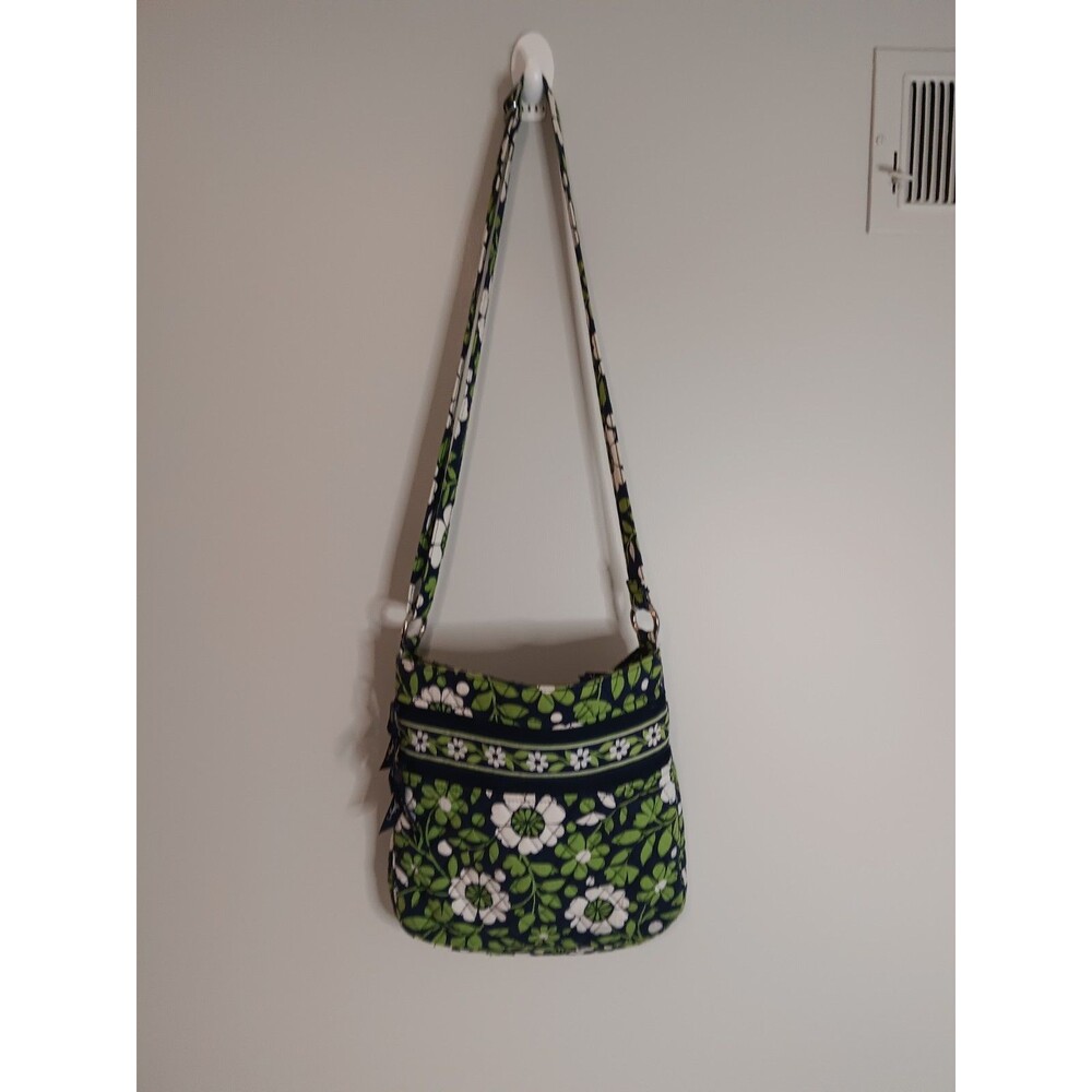 Vera Bradley Green / Blue Floral Crossbody Bag